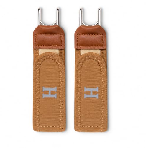 Image of 2PCS Buckleless Belt Hook Set | Elastic Waist Belt with Metal Hook & Hook Loop Closure | Invisible Stretch Waistband for Jeans, Trousers, Workwear & Daily Use