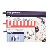 3連ポーチ enjoy your trip スヌーピー SPMS-180