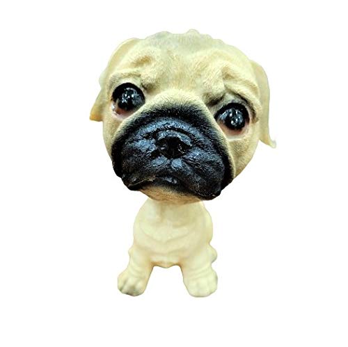 Awestuffs Dog Bobblehead Resin Bobblehead Action Figure for Car, Desk, Office, Home Decor (Pug) (B08WH6952L) Amazon Price History, Amazon Price Tracker