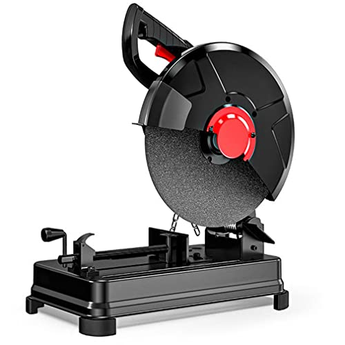 YHUEGH Metallschneidemaschine Für 45 Grad, 3680 W Stahlschneidemaschine, 6500 U/Min Kappsäge, 14"/ 35,5 cm Klingendurchmesser, 0-45 ° Einstellbare Gehrungssäge Zum Schneiden Von Metall