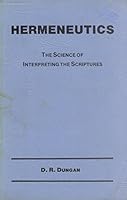 Hermeneutics: A Text-Book (The Science of Interpreting the Scriptures) B001FRNI5G Book Cover