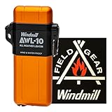 ウィンドミル(Windmill) ウインドミル ターボライター オレンジ AWL-10 ロゴステッカー付き 防水 耐風 充填式 307-3003K