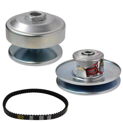 JNDO Go Kart 40 Series Torque Converter Kit with 1 Driver Clutch+3/4 Driven Clutch+203785 Drive Belt for Comet 209133A 209139A 209151A Manco 2432 8hp-16hp engines with 1/4 keyway