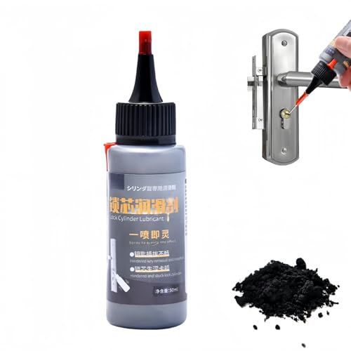 Lubricante de cilindro de bloqueo, polvo de lubricación Gra-phite Lock Core, lubricante seco Gra-Phite, lubricante en polvo Gra-phite, lubricante de bloqueo Grap-hite para puertas, polvo Gra-phite