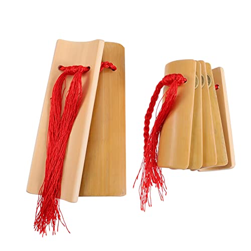 ERINGOGO 1 Pair Musical Instrument Hand Percussion Instruments Classroom Instruments Percussion Clap Instrument Percussion Instruments Adults Castanets