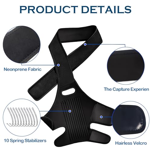 Image of JOMMIE CHEN Dog Knee Brace for Torn ACL, Hind Leg Support Better Recovery with Dog Leg Adjustable Dog Acl Brace (Small)