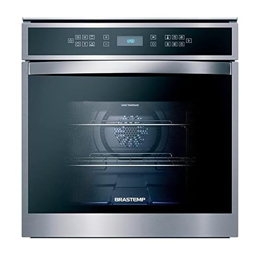 Forno de Embutir Elétrico Brastemp 84 Litros Cor Inox com Convecção e Termômetro Meat Control - BOT84AR 220V