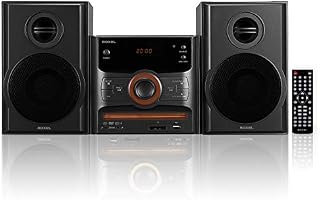 Roxel RCD-250BT All in One Compact Micro Hifi CD Player, Mini stereo, DVD player, Karaoke function, Bluetooth, Remote Control, FM Radio, USB MP3 Playback, 40W RMS Output