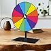 XIAOQENAN Heavy Type Rotating Prizes Wheel Game Reusable Colorful Game With Durability Metal Base For Kids Adults Stable Metal Base Rotating Prizes