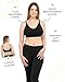 Kindred Bravely Sublime Simply Nursing Bras for Breastfeeding, Adjustable, Seamless & Wireless Maternity Bra (Black, Large)