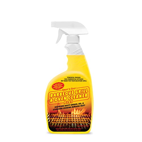 Smart 'n Easy Barbecue Grill & Oven Cleaner Plus - For BBQ Grills, Ovens, Stoves, Drip Pans, Cooktops, Burners, PLUS More! - Removes Oil, Grease, Cooking Remains - Chef's Choice - 22oz Spray Smart 'n Easy Barbecue Grill & Oven Cleaner Plus - For BBQ Grills, Ovens, Stoves, Drip Pans, Cooktops, Burners, PLUS More! - Removes Oil, Grease, Cooking Remains - Chef's Choice - 22oz Spray