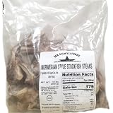Dry Stock Fish Norwegian Hard stockfish Steak, Cod Fish / Panla / Stock Fish 12oz