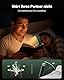 86lux Leselampe Buch Klemme，Wiederaufladbare Buchlampe zum Lesen im Bett，Ultraleichte LED Klemmlampe mit 3 Bernsteinfarben und Stufenlosem Dimmen für Nachtlesen für Buchliebhaber, Kinder,Grün