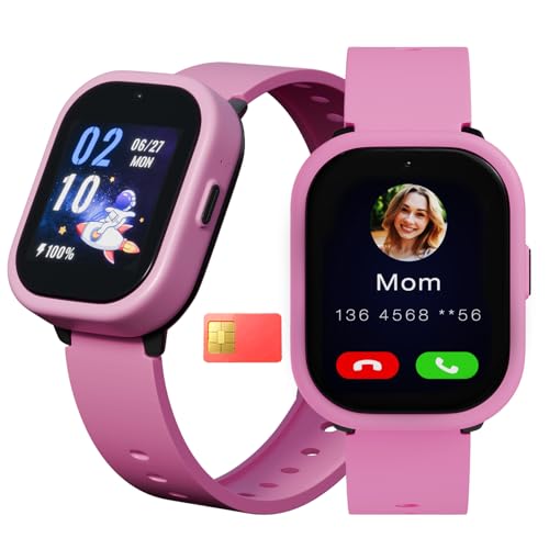 Vibez Smart Watch for Kids – SIM Card, 4G Voice Calling, GPS Location Tracker, Voice Chat, Video Call, Geo-Fencing, SOS Emergency, Health Monitoring Baby Smartwatch & Parental Control (Miracle, Pink) (B0DCNPC2ZG) Amazon Price History, Amazon Price Tracker