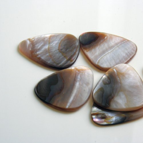 Médiators en nacre Timber Tones Shell Tones lot de 4 plectres pour guitare - 3