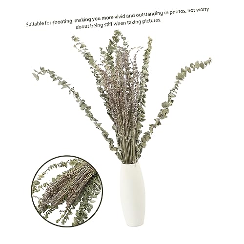 Ramo de flores secas de eucalipto y lavanda para decoración miniatura 7