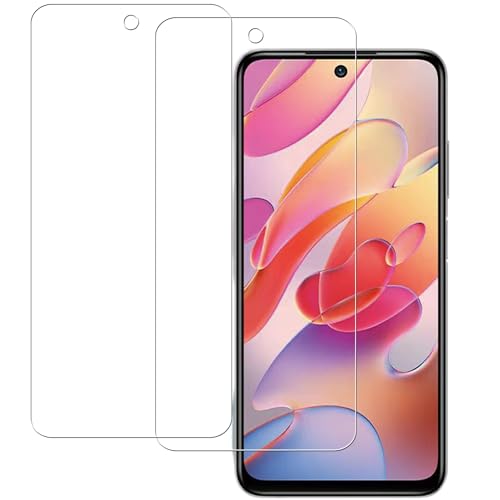 【2枚入り】KPNS 国産硝子素材製 Redmi Note 10 JE XIG02 / Note 10T ガラスフィルム (2枚) 全面保護 強化ガラス に適合する レドミノート10t 保護 フィルム