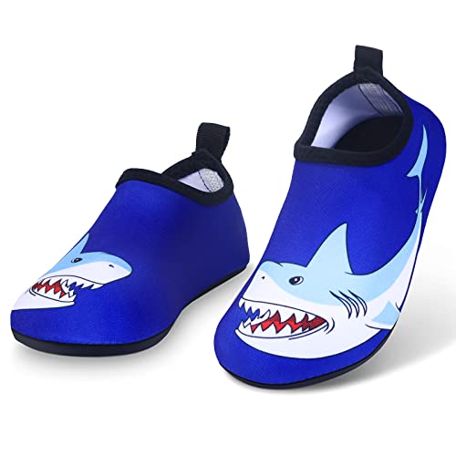 Kids Water Shoes for Boys Girls,Toddlers Swim Beach Shoes Non-Slip Quick Dry Aqua Socks Infant Soft Skin Barefoot Shoes for Swimming Pool Garden Walking Seaside Sport Yoga,Holiday Essentials for Kids