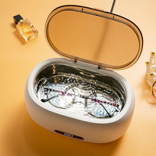 bestyks Ultraschallreinigungsgerät 45000Hz,600ml Brillenreinigungsgerät,Ultraschallreiniger mit...