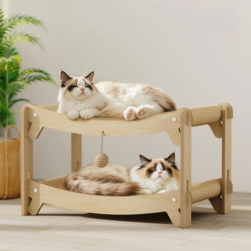 つめとぎ 猫 ソファ型 双層爪研ぎベッド 麻布タイプ 小型?大型猫対応 大空間 丈夫 耐久 洗える 多頭飼い対応 猫用ベッド 夏用 抜け毛のない猫用リクライニングチェア。猫の爪を研ぐための爪とぎパッド。 2層式(40×50×41cm)