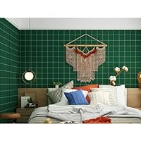 Amazon.co.jp: PIRNSDG 壁紙 のり付き 西海岸風 グリーン ネイビー