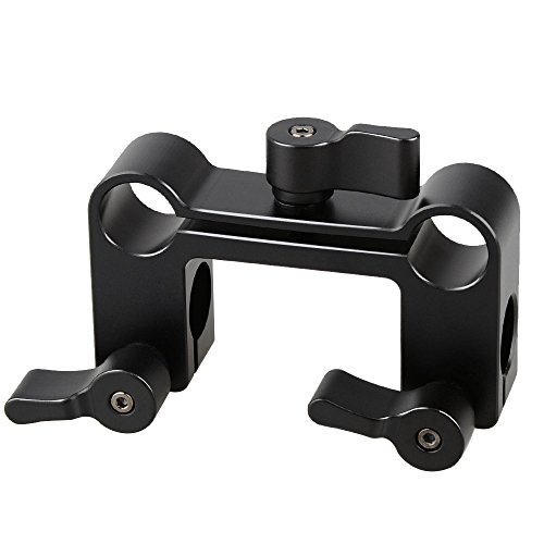 Image of CAMVATE 15mm Rod Offset Railblock 90 Degree DSLR Support Set - 0945