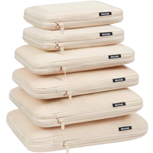 BAGAIL 4 Set/6 Set/8 Set Compression Packing Cubes Travel product image