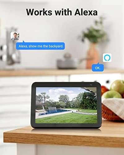 ANNKE H500 8CH 5MP POE CCTV Camera System Compatible with Alexa and Colour Night Vision, 4x 5MP Outdoor IP Security Cameras and 6MP NVR Built-in 2TB HDD for 24/7 Recording