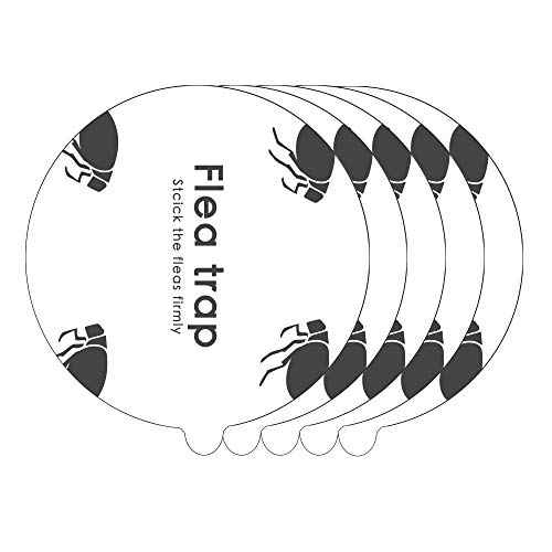 PowerRider Flea Trap Waterproof Non-Toxic No Insecticides Trap Killer Best Bug Trap Pest Control Home (Sticky Disk)