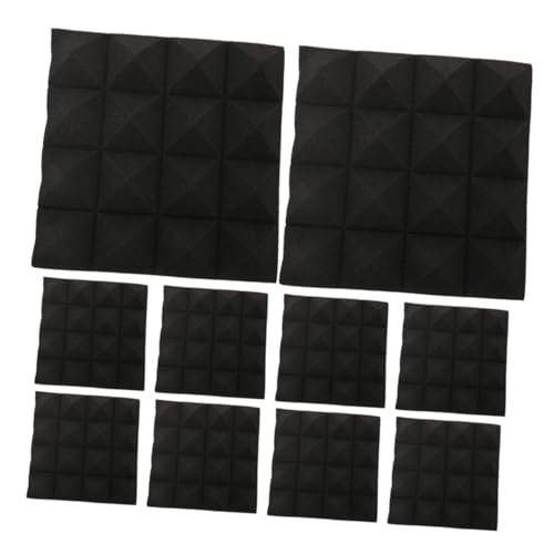 Tapis absorbant le son du bruit en studio via mousse haute densité noire