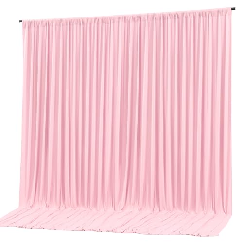 Telón de fondo rosa 10x10 pies para fiestas (2 paneles) miniatura 1