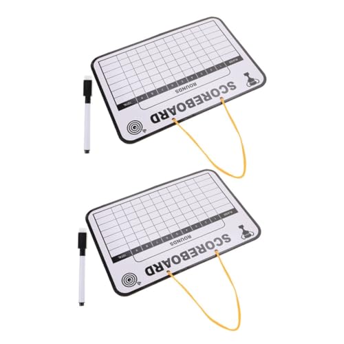 Tablero doble para marcar golf, borrable y portátil miniatura 1