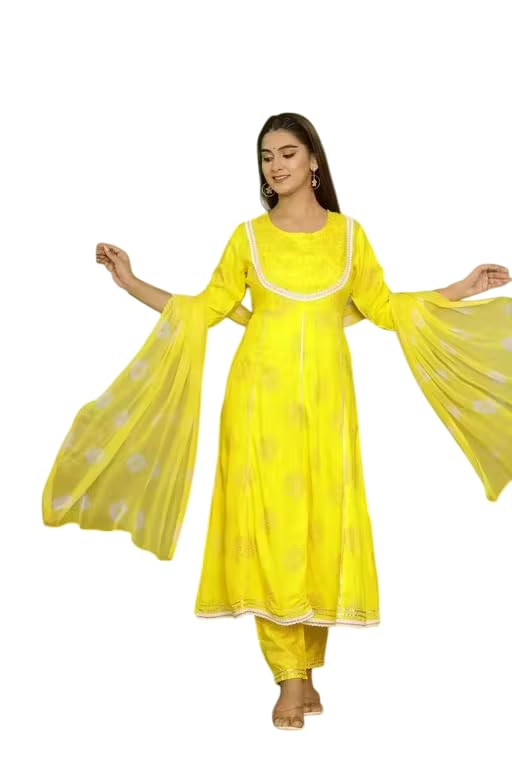 Womens Designer Printed Kurti, Pant & Dupatta Set-picture-28