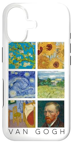 ヴァン・ゴッホの絵画 ひまわり 星月夜 自画像 スマホケース iPhone 17 用
