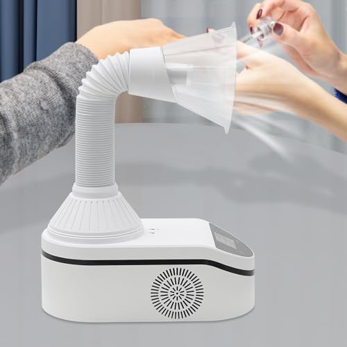 Aspiradora para uñas con ventilación y luz LED miniatura 2
