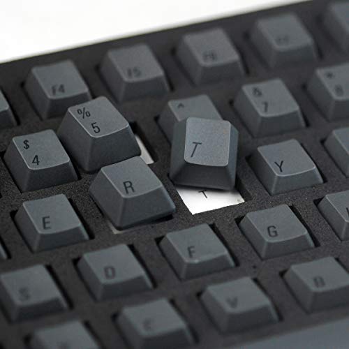 Qisan Pbt Keycaps 108 Key Cherry Profile Keycap Set Dye-Subbed For 61/87/104/108 Mx Switches Mechanical Gaming Keyboard (Dark Grey) #TOP4