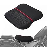 Motorrad Sitzkissen gelkissen,Gel sitzkissen motorrad mit motorrad abdeckung,Doppelte Stoßdämpfung, luftkissen Motorrade für Lange Fahrten wasserdicht und Sonnenschutzmittel