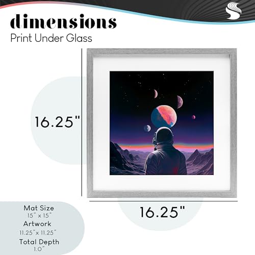 Affiche astronaute Grey terrain affiche encadrée Sasha - 5