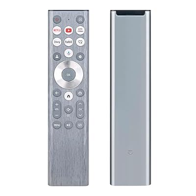 ERF6A80 Replacement Voice Remote Control Compatible for Hisense 65" Class A7/U8/U9N/98UX Series 65U8N 75U8N 85U8N Mini-LED ULED LED 4K UHD Smart Google TV 2024 Models