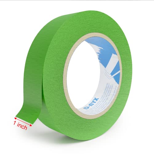 3 Pack Green Masking Tape 0.98 Inch X 56 Yards Painters Tapes Sharp Edge Line Technology Residue-Free Multi-Surface Painter Tape | Automotive Refinish Paper Masking Paint Tape For Wall Art Renovation #TOP6