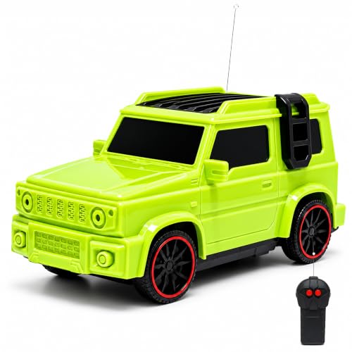 Image of ZIVVY Green Remote Control Car Toy | 2-Way G-Wagon | Smoke, Music & LED Light | Toy Car for Kids | High-Speed RC Car | Toys for Boys & Girls 7-14 Years | Birthday Gift for Kids