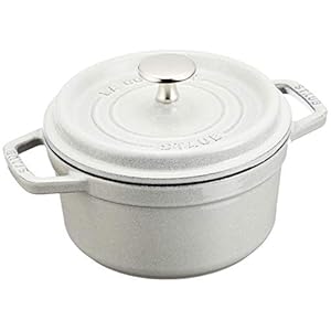 Staub 40501-420 Pico Cocotte Round Campagne, 6.3 inches (16 cm), Small, Double-Handed, Enameled Pot, Induction Compatible, Includes Serial Number, La Cocotte Round