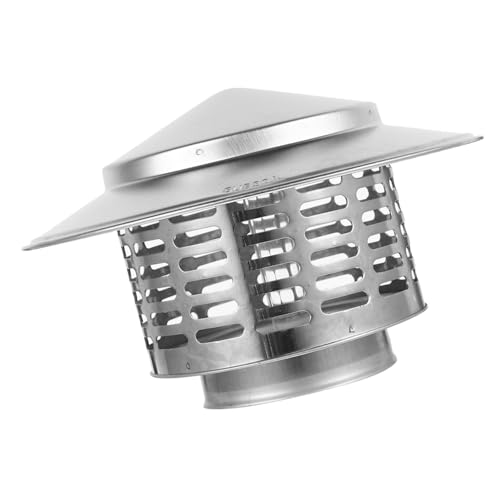 Tapa de chimenea de acero inoxidable para evitar entrada de agua en tejados 2
