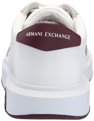 Armani Exchange Men's Suede Perforated Logo Low Top Sneaker3