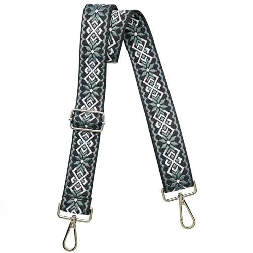 Image of Crossbody Straps for Purses Silver Hardware Purse Strap Wide Shoulder Strap Adjustable Replacement