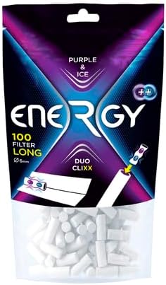 Filtros Energy doble purple 10 bolsas de 100 filtros cada caja (b...