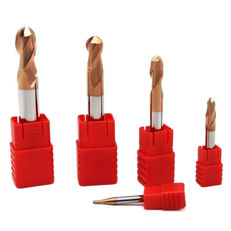 Frese testa sferica HRC55 Rivestimento lega di acciaio al tungsteno(R6.0x12Dx75L)