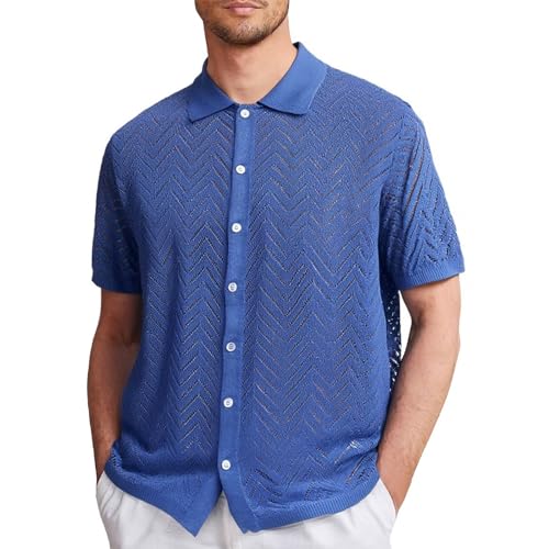Chemise à fleurs hawaïennes pour homme avec motif orange vif grand confort
