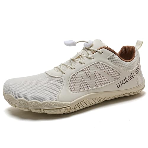 Image of WateLves Barefoot Water Shoes for Women Men Wide Toe Quick-Dry Lightweight Mesh Breathable Aqua Shoes for Beach Swim Yoga Exercise Surf Pool Boat