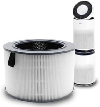 FilterTech Air Purifier Filter Set Compatible with LG air purifier AS330DWR0 LG PuriCare 360 Single Filter with Clean Booster/Made In Korea